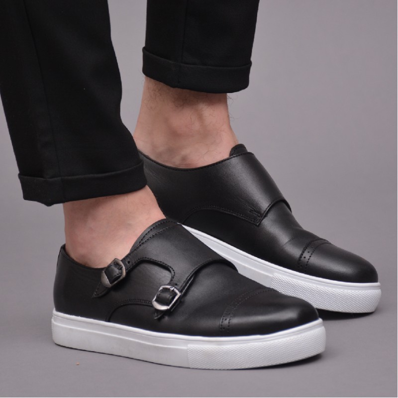 CHAUSSURES - CUIR - LC 115 NOIR