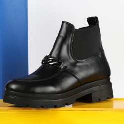 Boots LC 2035 Noir Matt - Simili Cuir