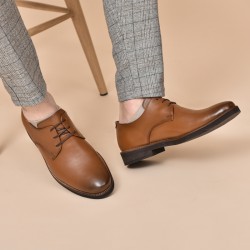 Chaussures - Touristique - Cuir - Marron