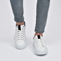 SNEAKERS LC 066 BLANC NOIR