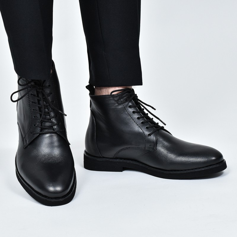 BOOTS - LC 486 - NOIR - CUIR