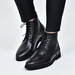 BOOTS - LC 486 - NOIR - CUIR