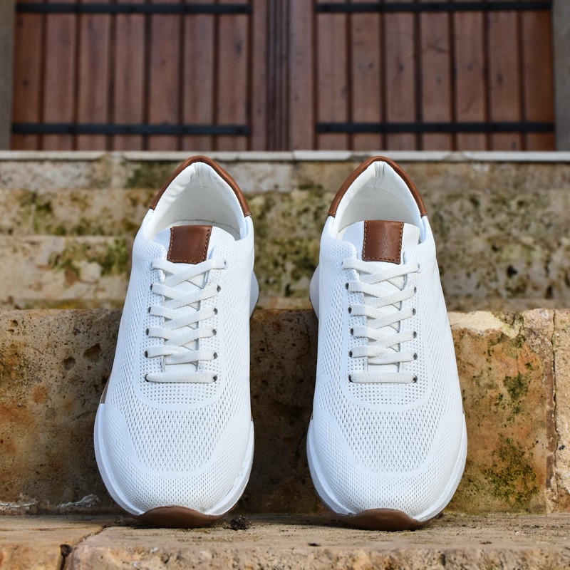 Sneakers LC 335 - Cuir- BLANC